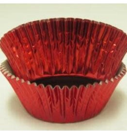 Red Foil Baking Cups  (approx. 30ct) MAX TEMP 325F