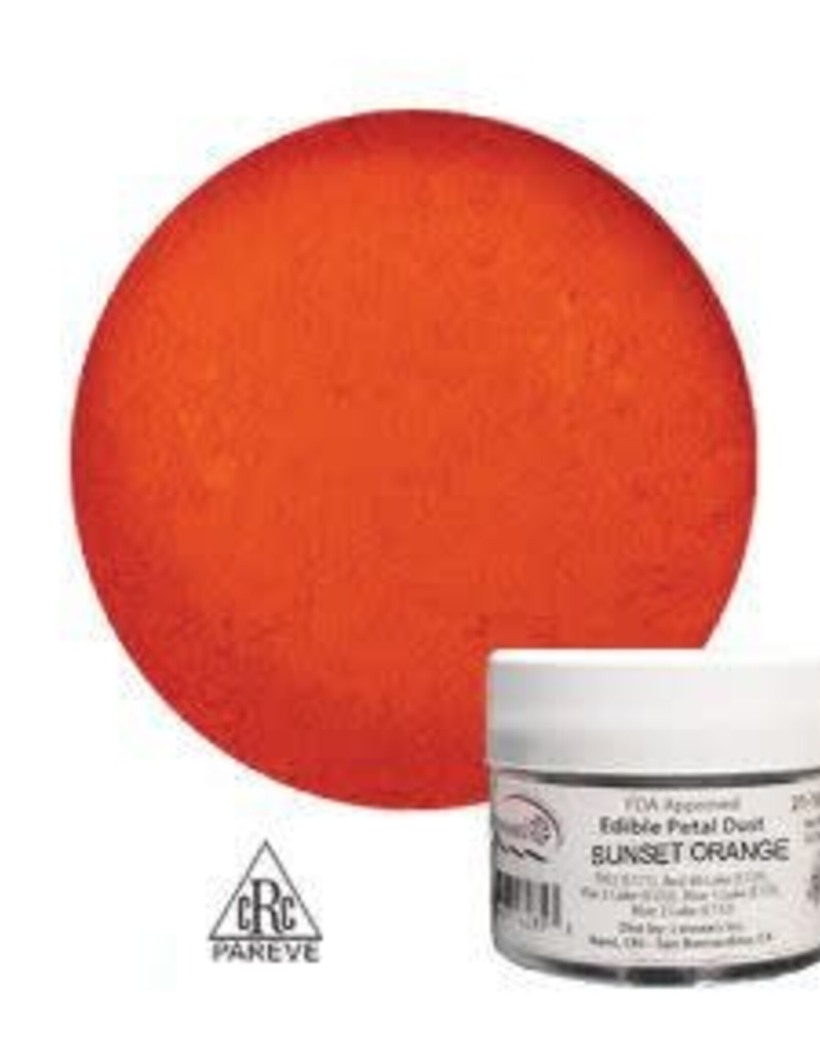 EDIBLE PETAL DUST - SUNSET ORANGE
