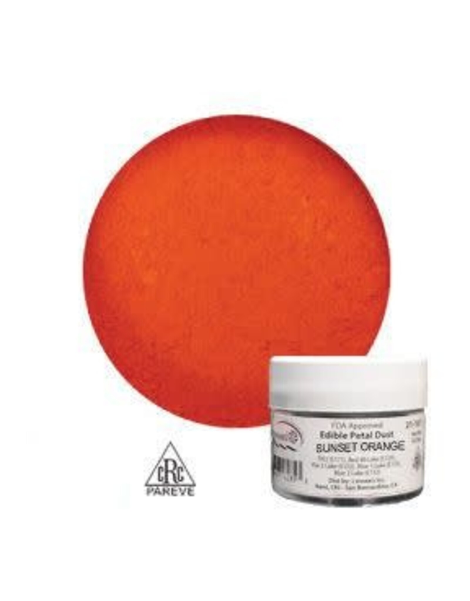 EDIBLE PETAL DUST - SUNSET ORANGE