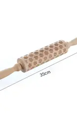 Embossing Rolling Pin (Snowflakes)