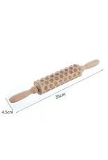 Embossing Rolling Pin (Snowflakes)