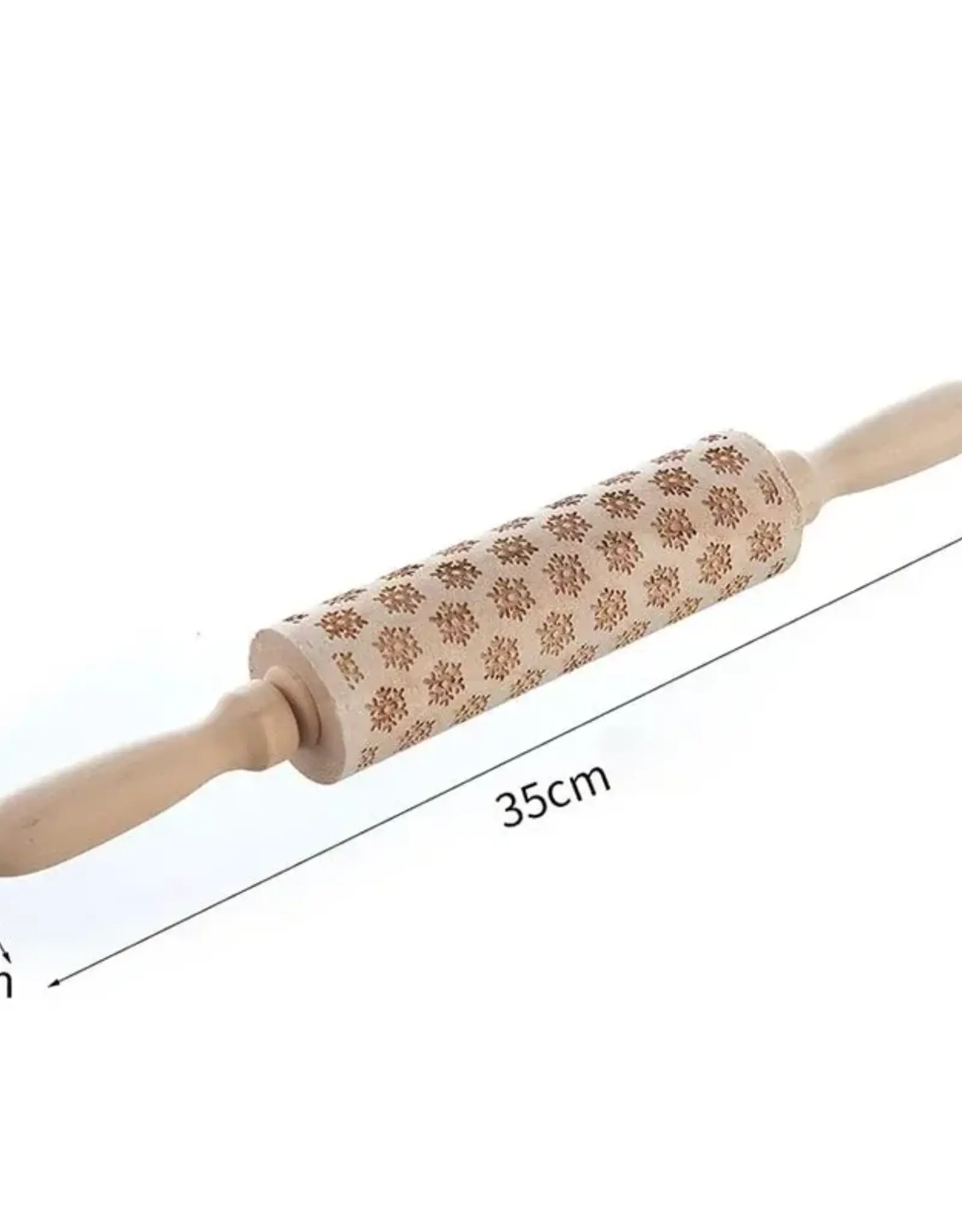 Embossing Rolling Pin (Snowflakes)