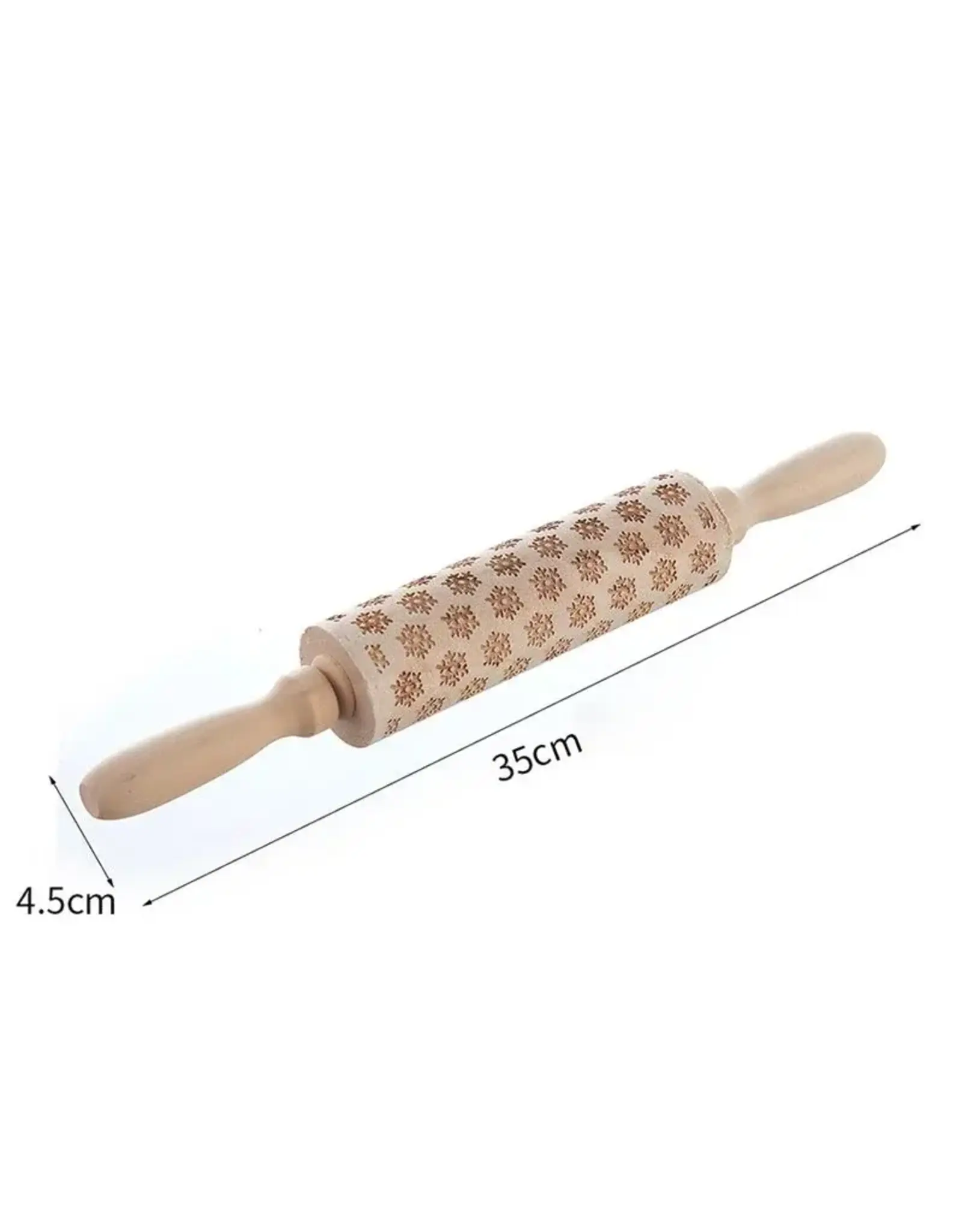 Embossing Rolling Pin (Snowflakes)