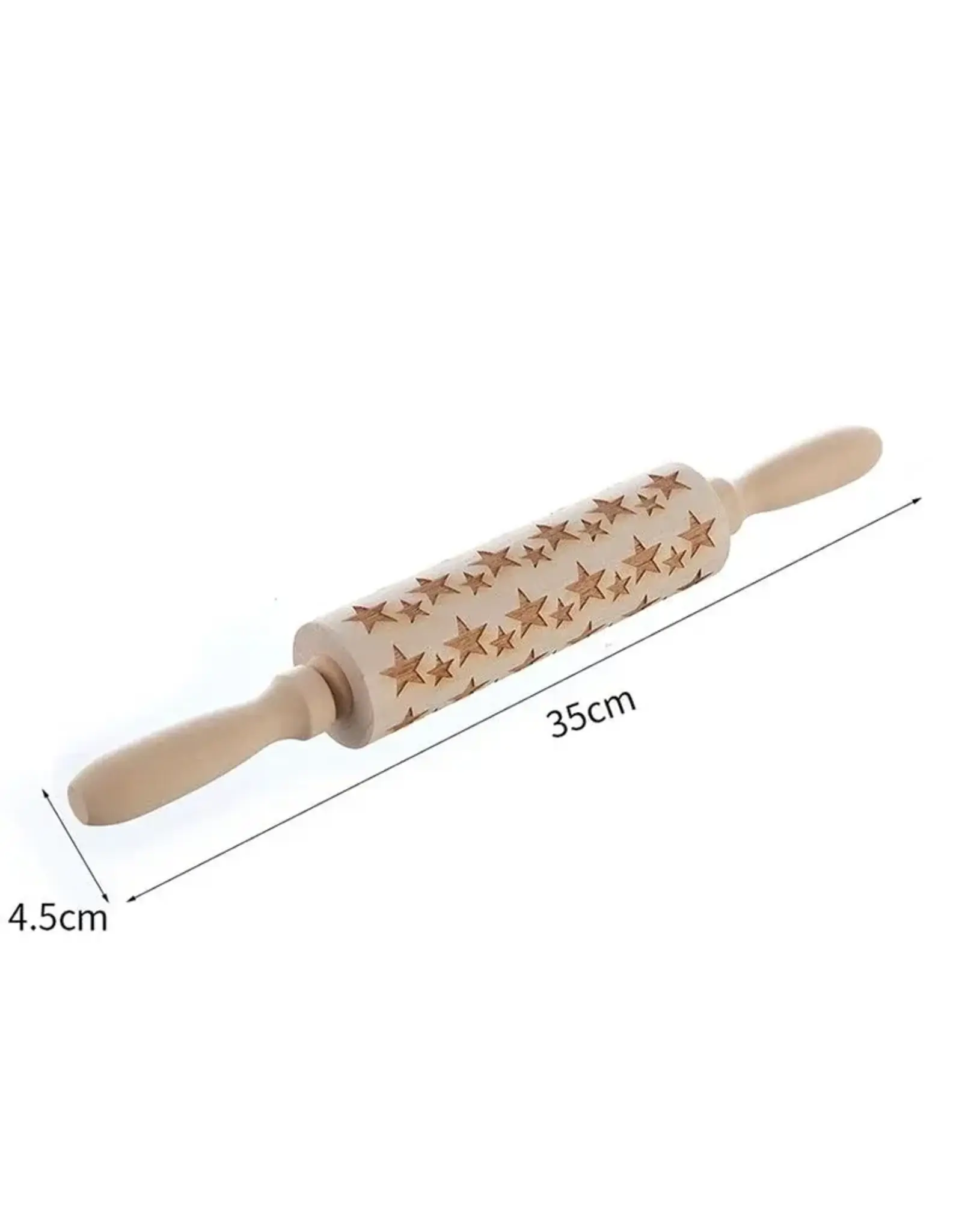 Embossing Rolling Pin (Stars)