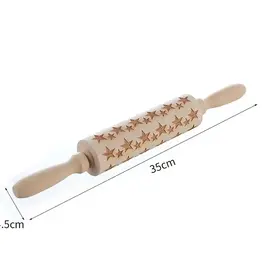 Embossing Rolling Pin (Stars)