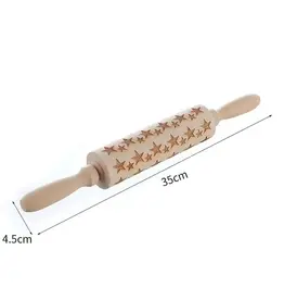 Embossing Rolling Pin (Stars)