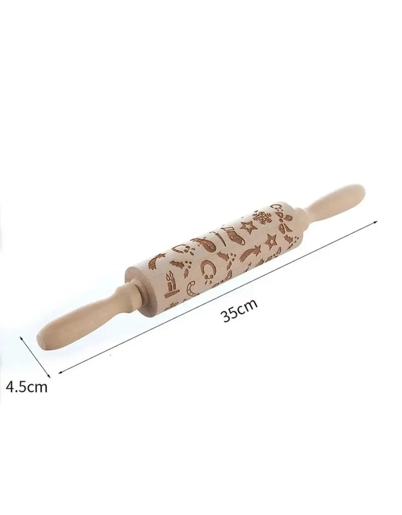 Embossing Rolling Pin (All Christmas Detail)