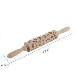 Embossing Rolling Pin (All Christmas Detail)