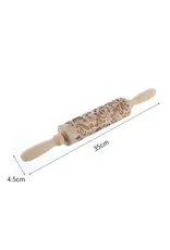 Embossing Rolling Pin (Flowers & Butterflies)