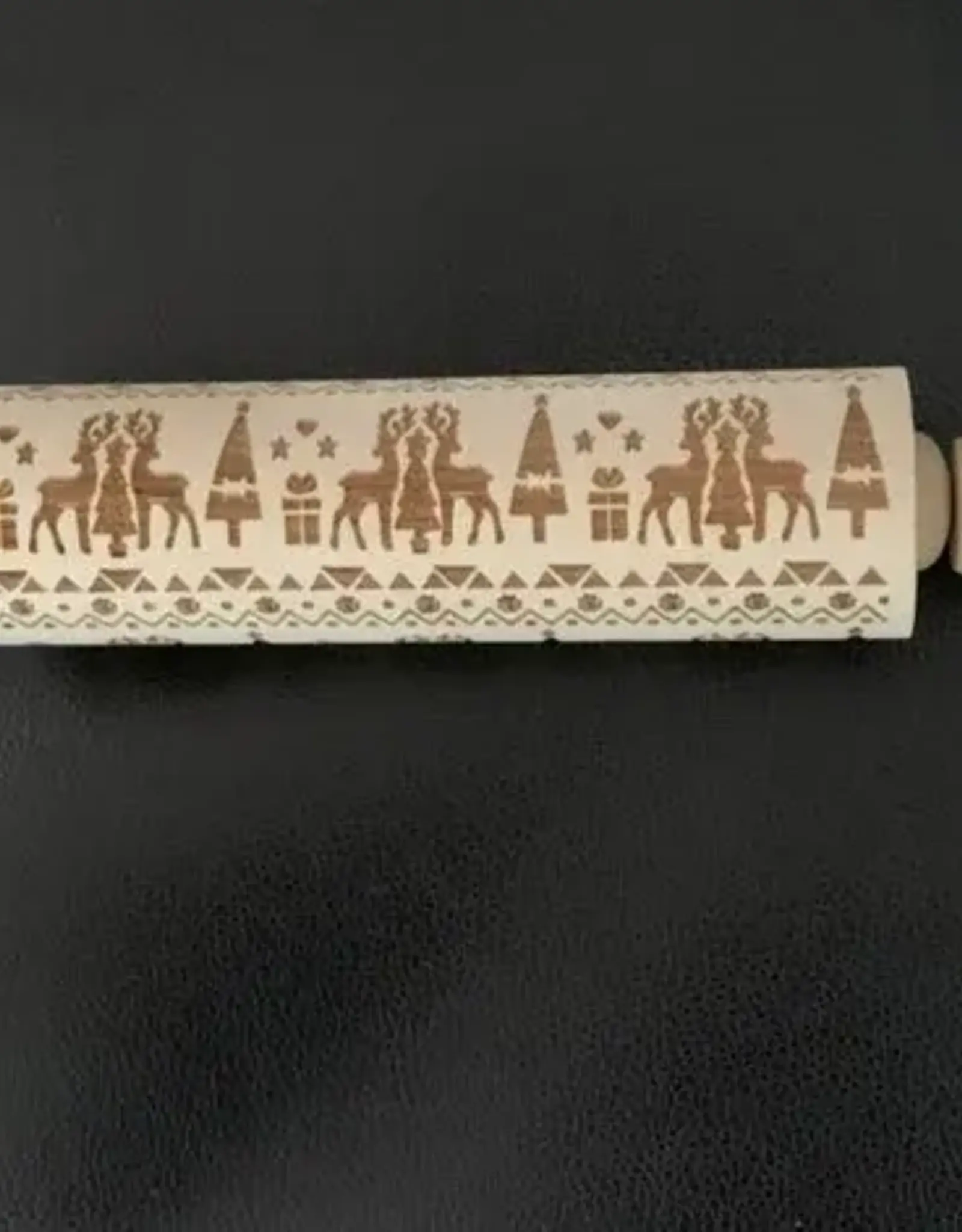 Embossing Rolling Pin (Elks)