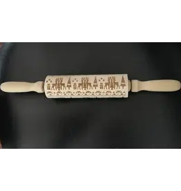 Embossing Rolling Pin (Elks)