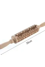 Embossing Rolling Pin (Elks Design #2)