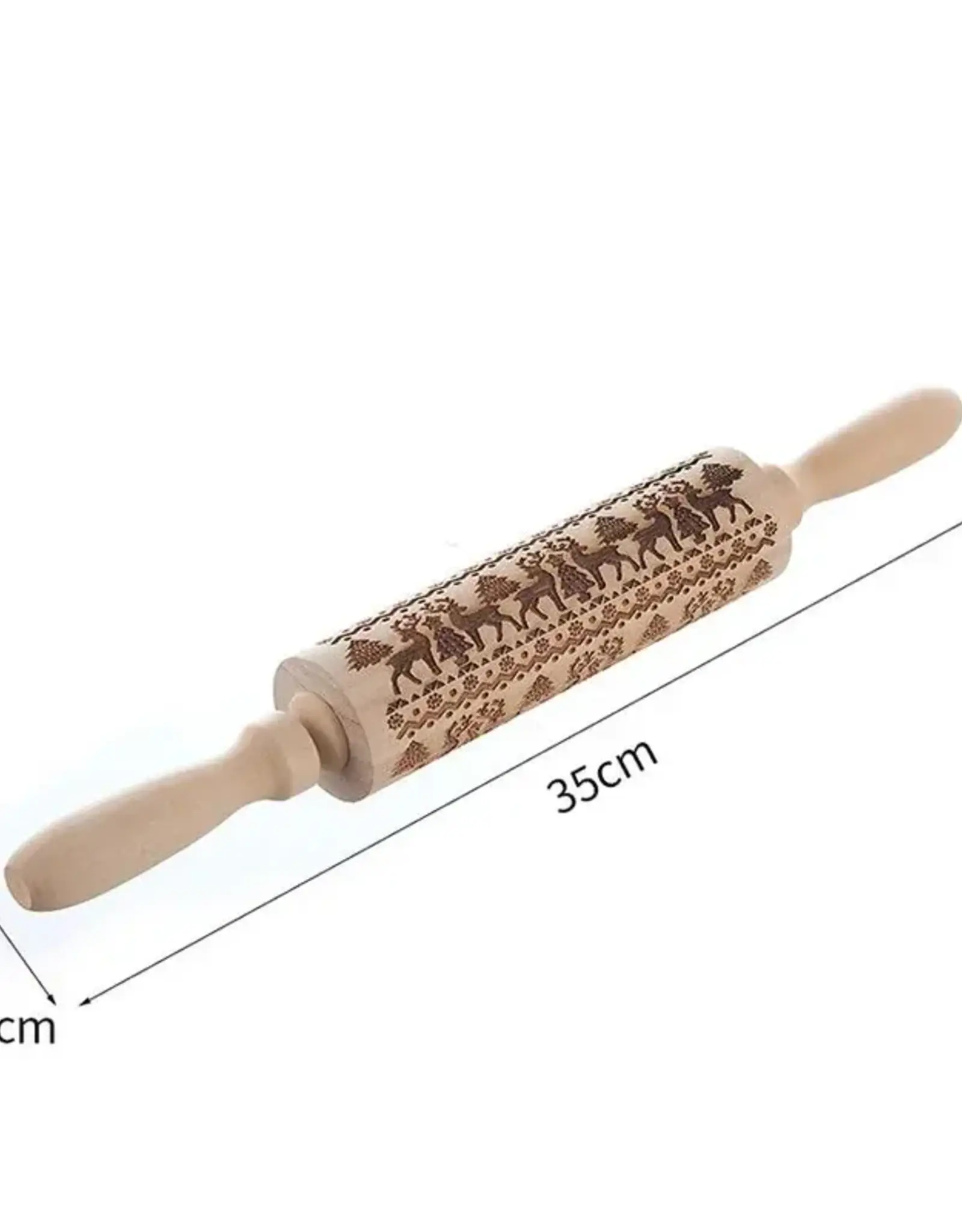 Embossing Rolling Pin (Elks Design #2)