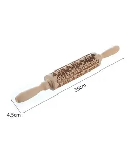 Embossing Rolling Pin (Elks Design #2)