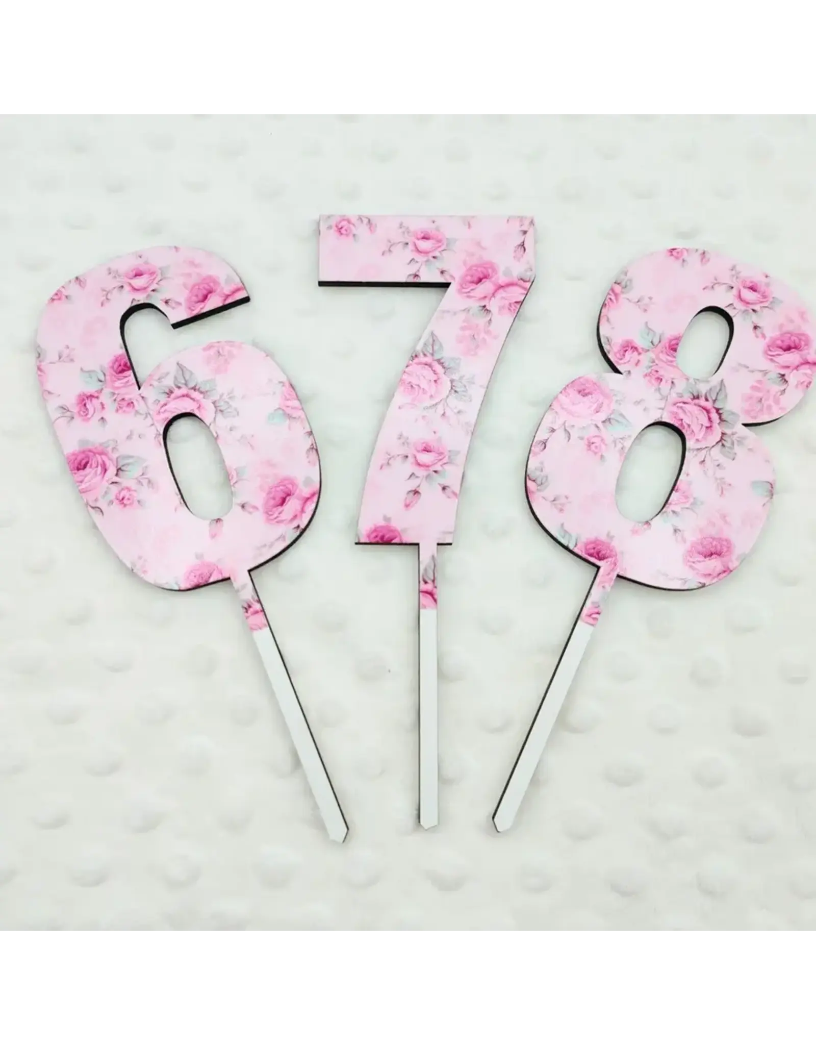 Sabby Chic #1 Cake Topper