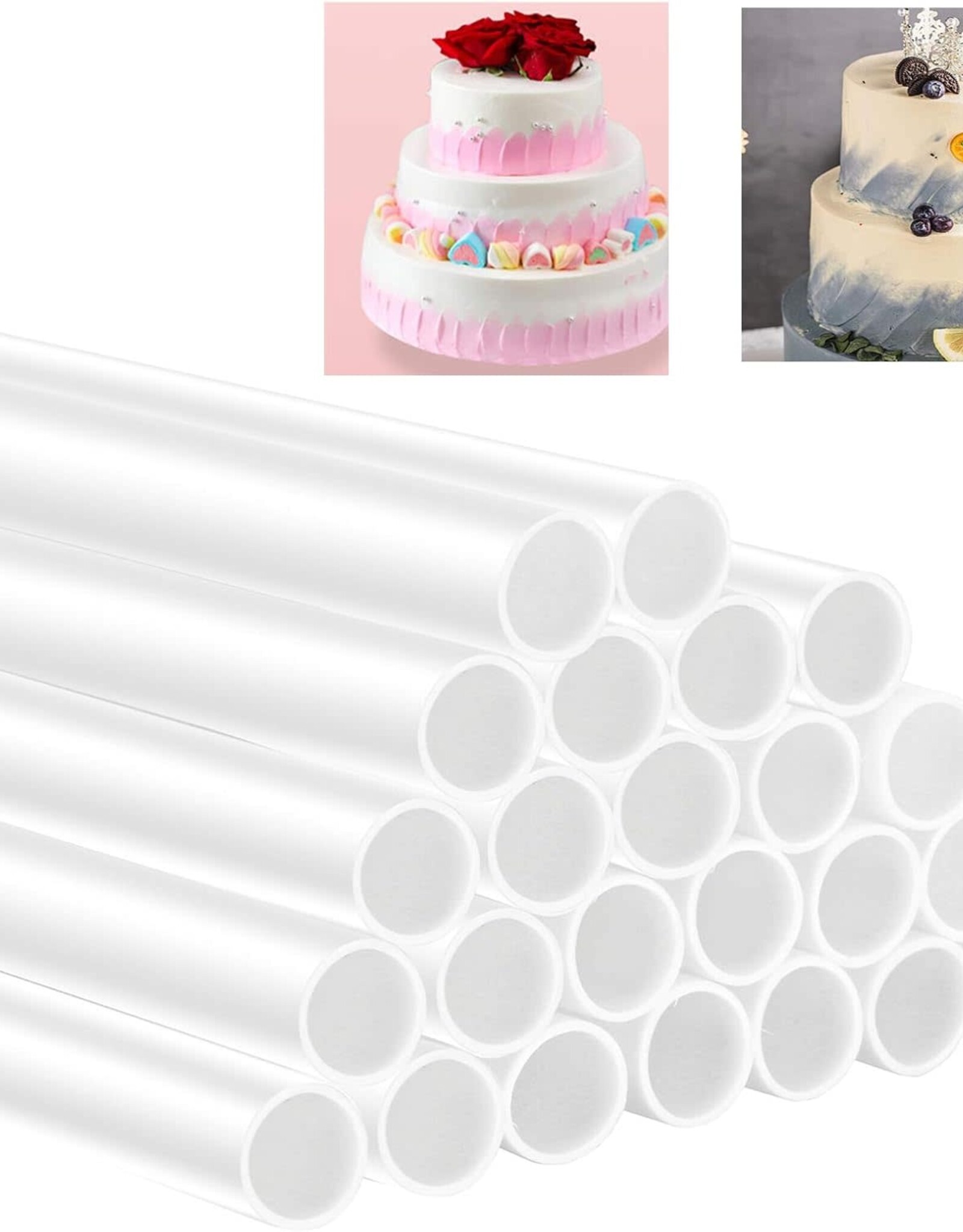 Plastic Dowel Rods (9.5 inch length)