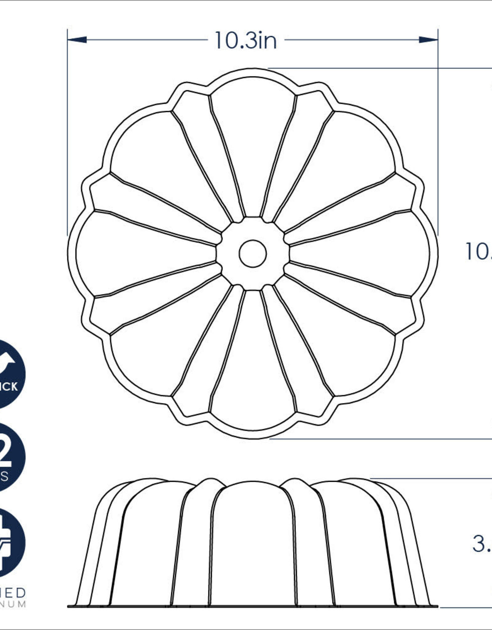 Treat Bundt Pan(12 cup)