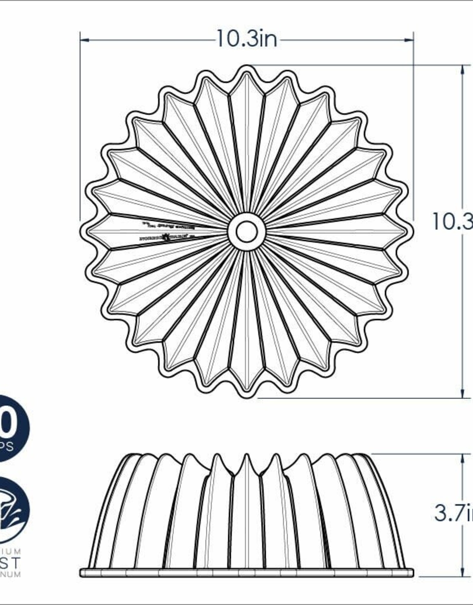 Brilliance Bundt Pan (10 cup)