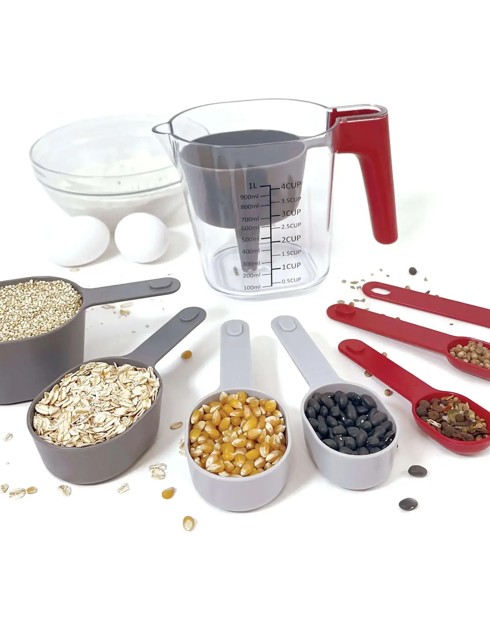 Nested Measuring Cups & Spoons (Set of 9)