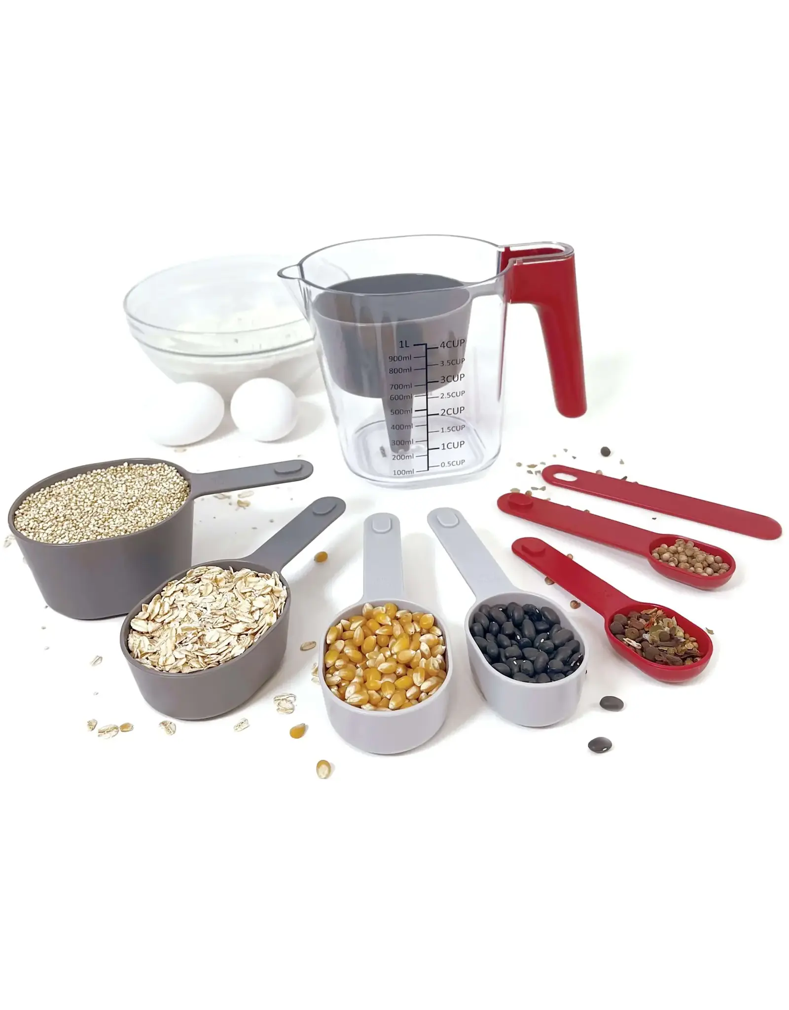 Nested Measuring Cups & Spoons (Set of 9)