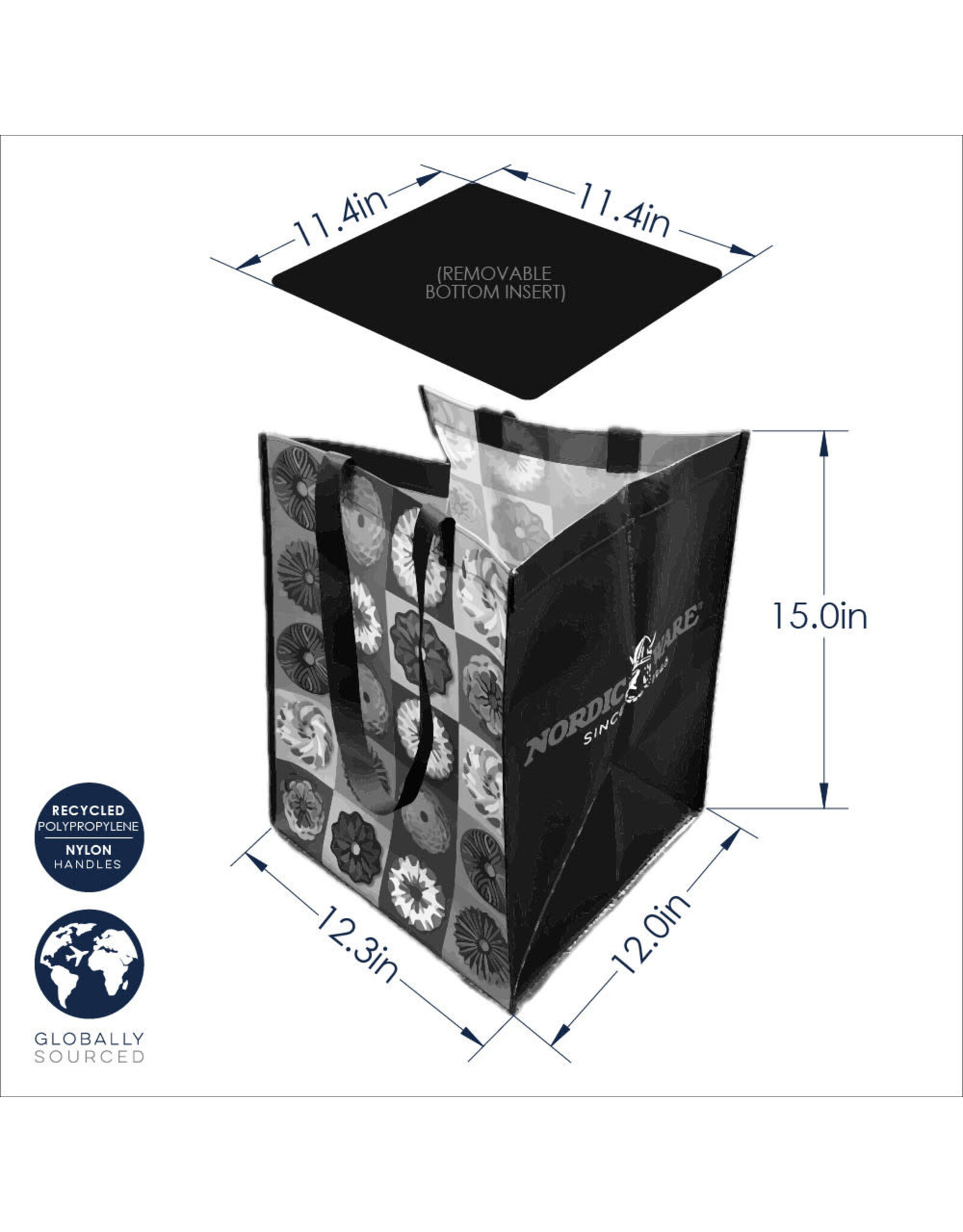 Bundt Tote Bag (12x12x15)