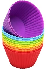 Silicone Baking Cups, Jumbo Size - Set of 6