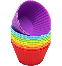 Silicone Baking Cups, Jumbo Size - Set of 6