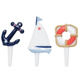 Nautical Cupcake Picks (12 per pkg)