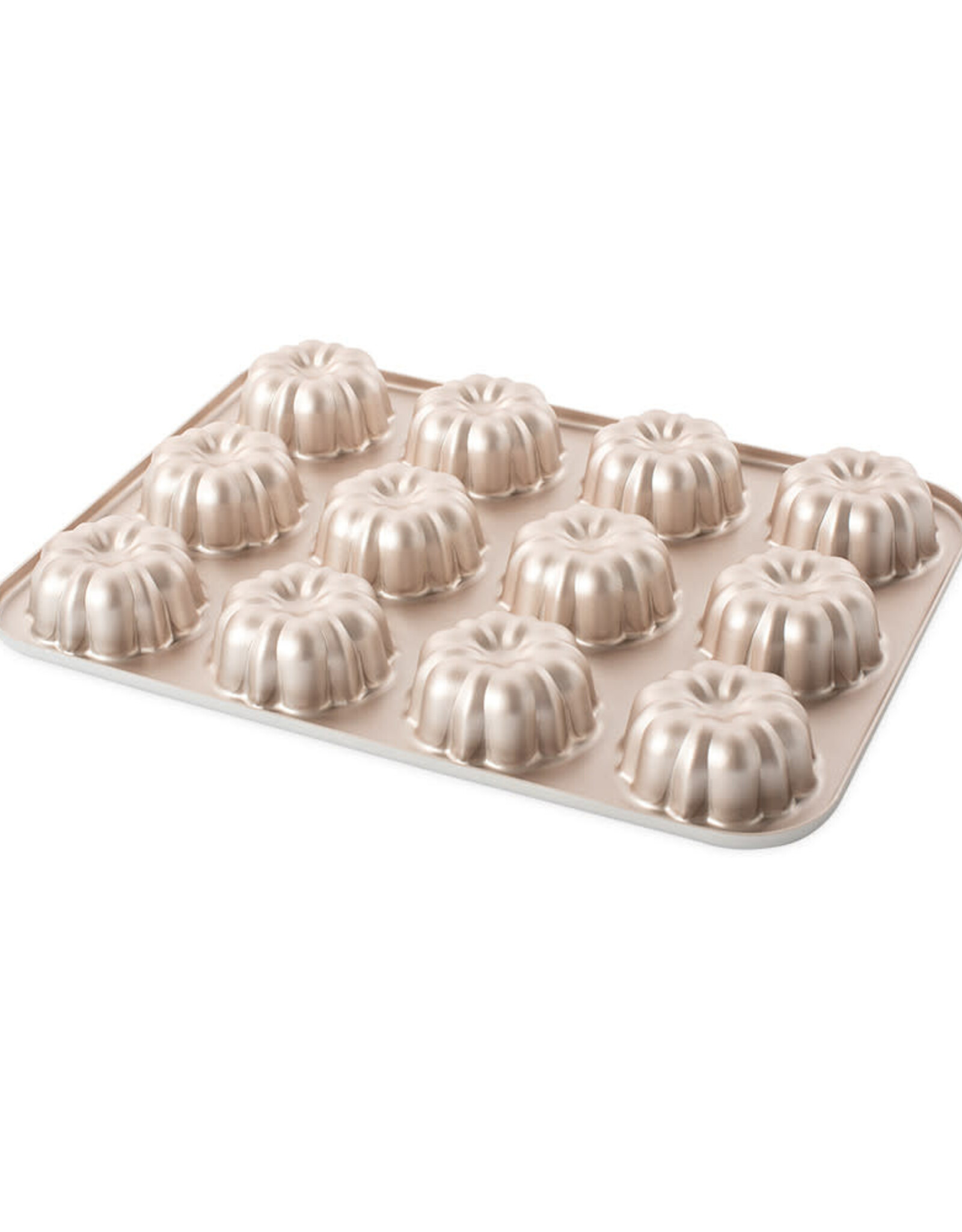 Mini Bundt Cupcake Pan (Gold)