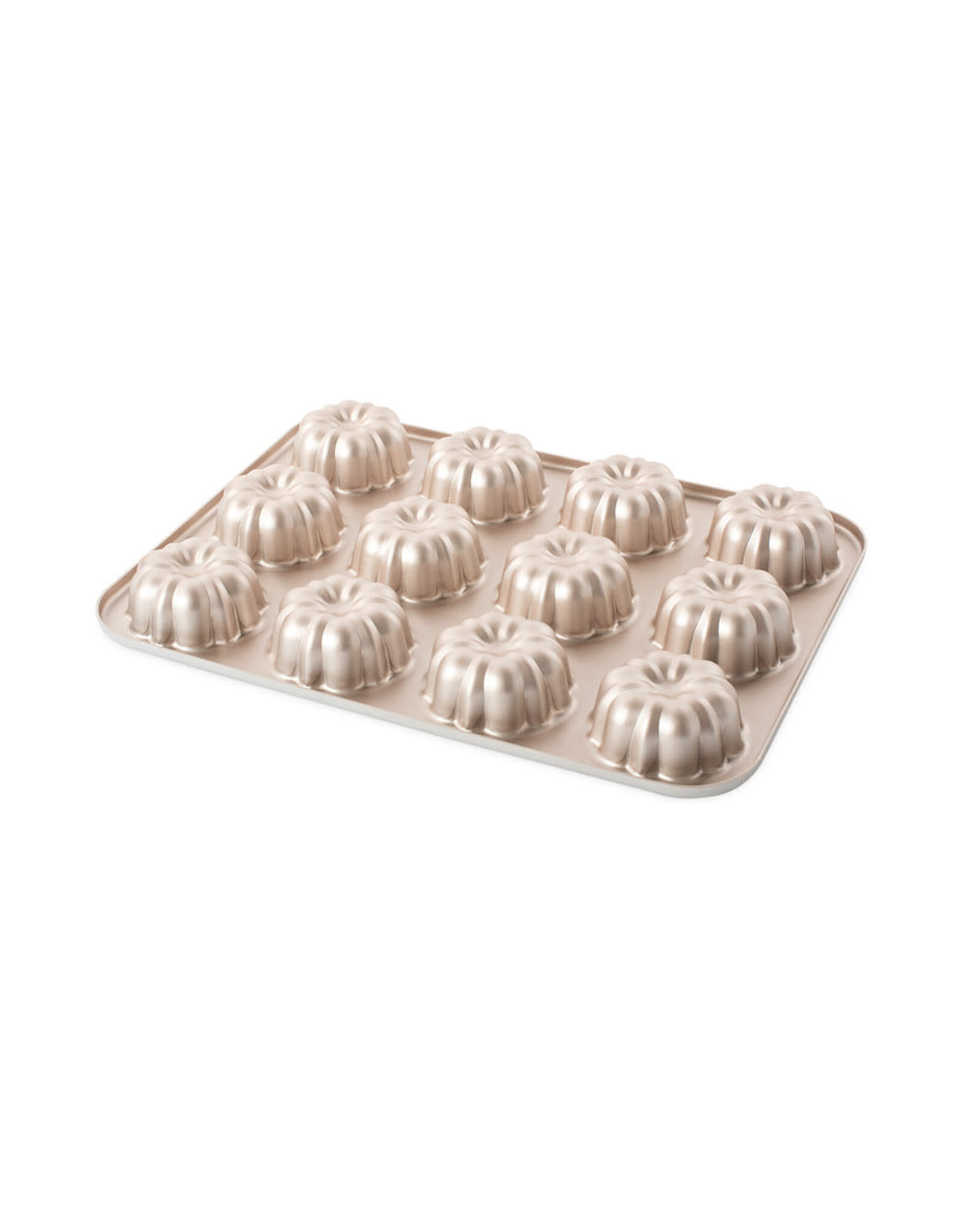 Mini Bundt Cupcake Pan (Gold)