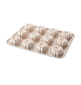 Mini Bundt Cupcake Pan (Gold)