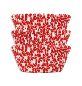 Red Pinwheel Baking Cups