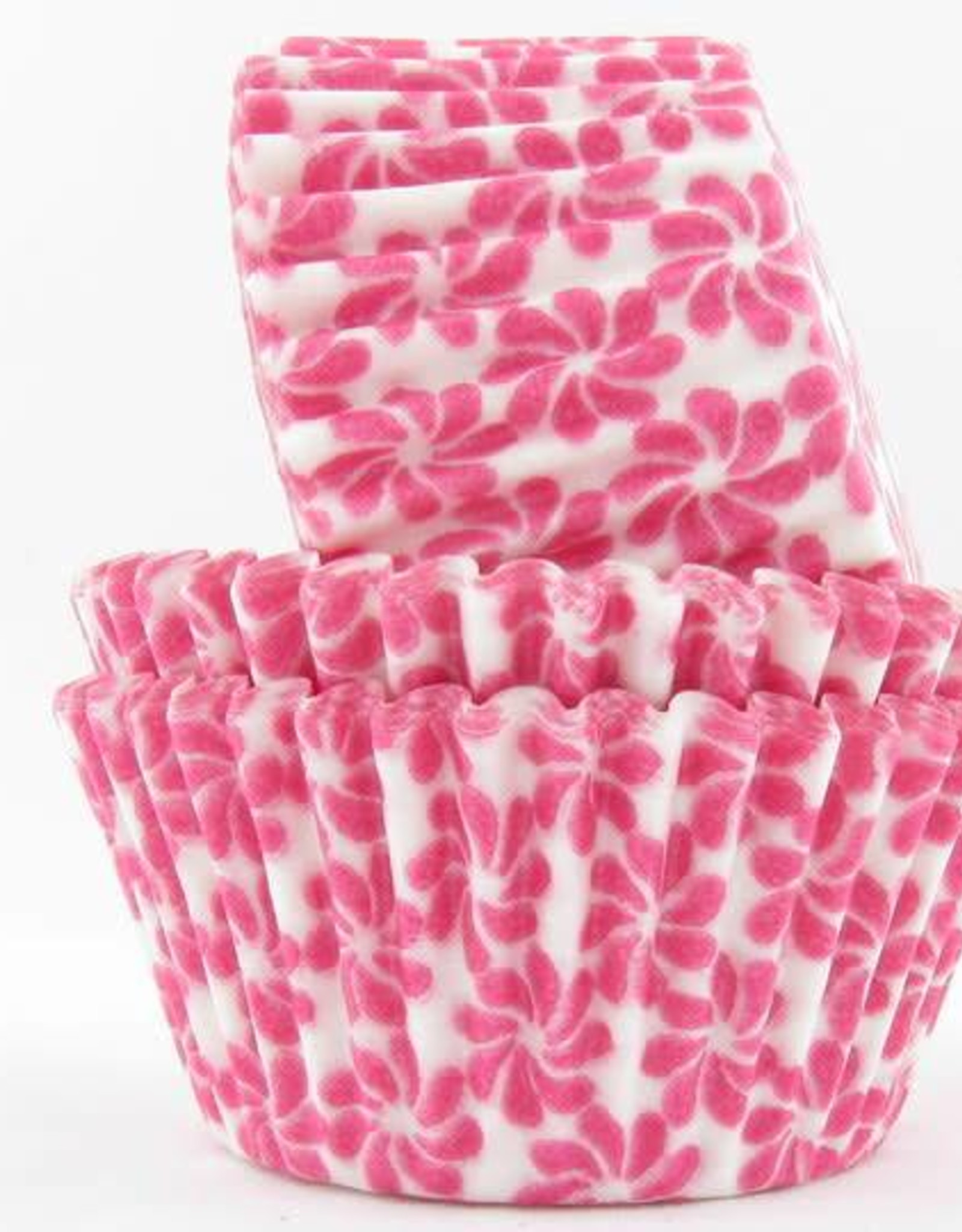 Pink Pinwheel Baking Cups