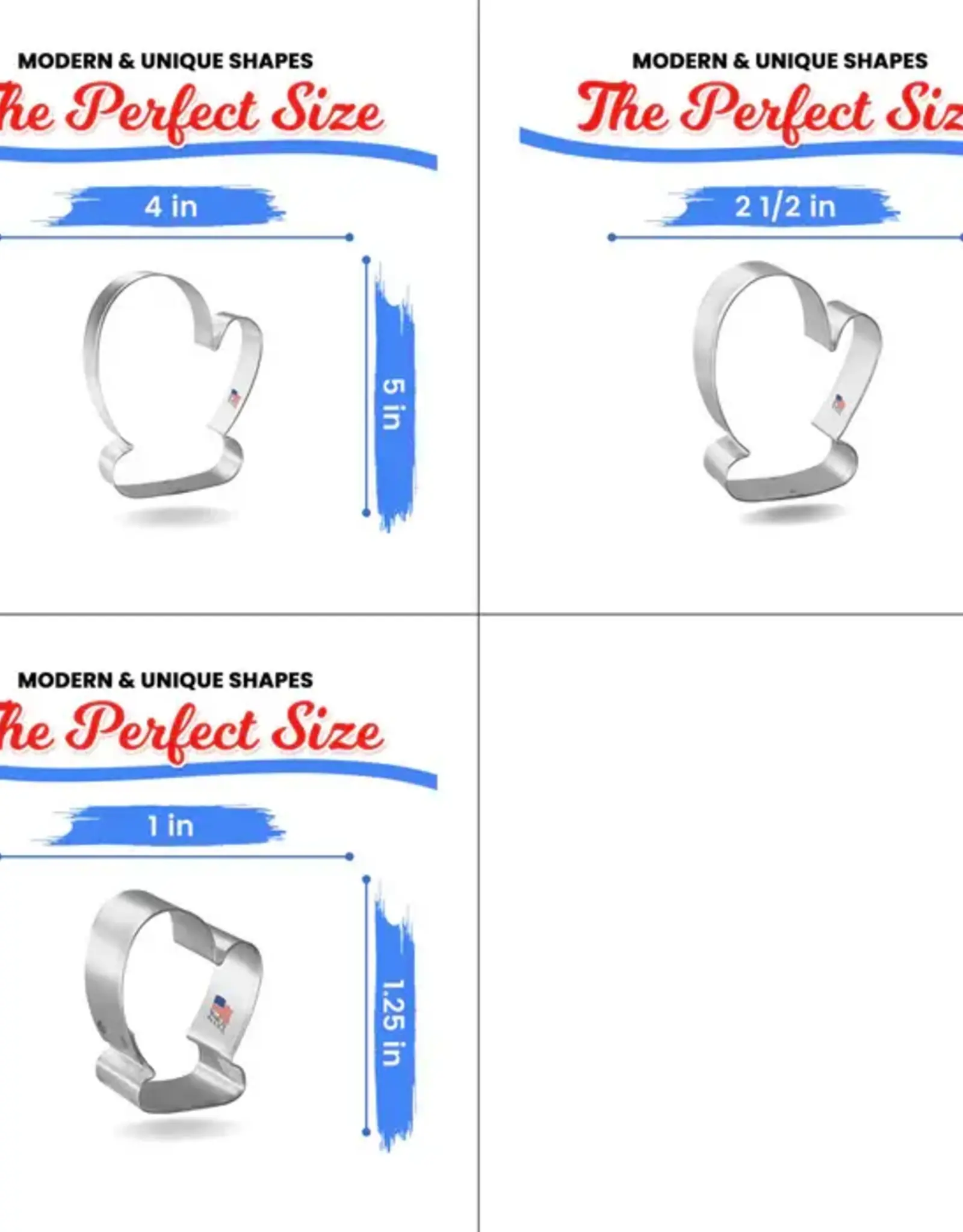 Mitten Cookie Cutter Set (3pc)