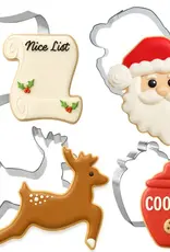Santa's Cookies Cookie Cutter Set (4pc)