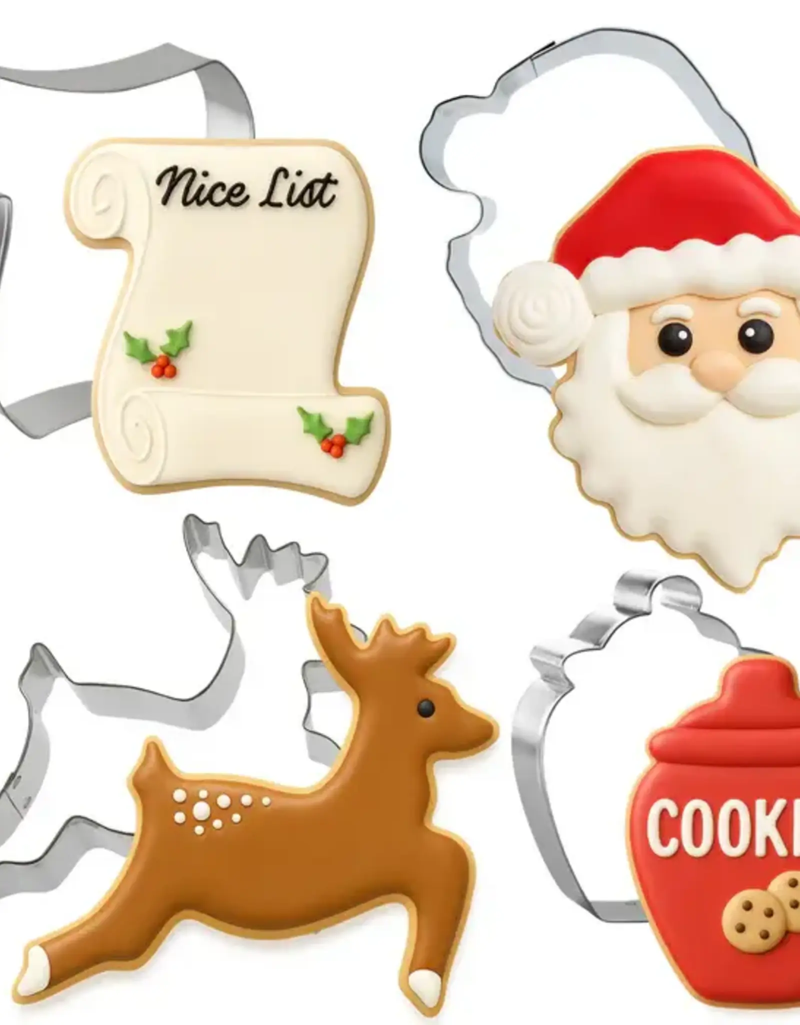 Santa's Cookies Cookie Cutter Set (4pc)