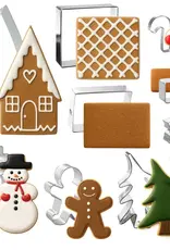 Gingerbread House Cookie Cutter Set (9pc)