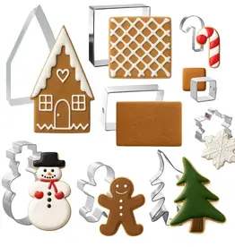 Gingerbread House Cookie Cutter Set (9pc)