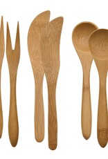 Bamboo Charcuterie Serving Set (6 piece set)