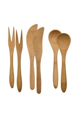 Bamboo Charcuterie Serving Set (6 piece set)