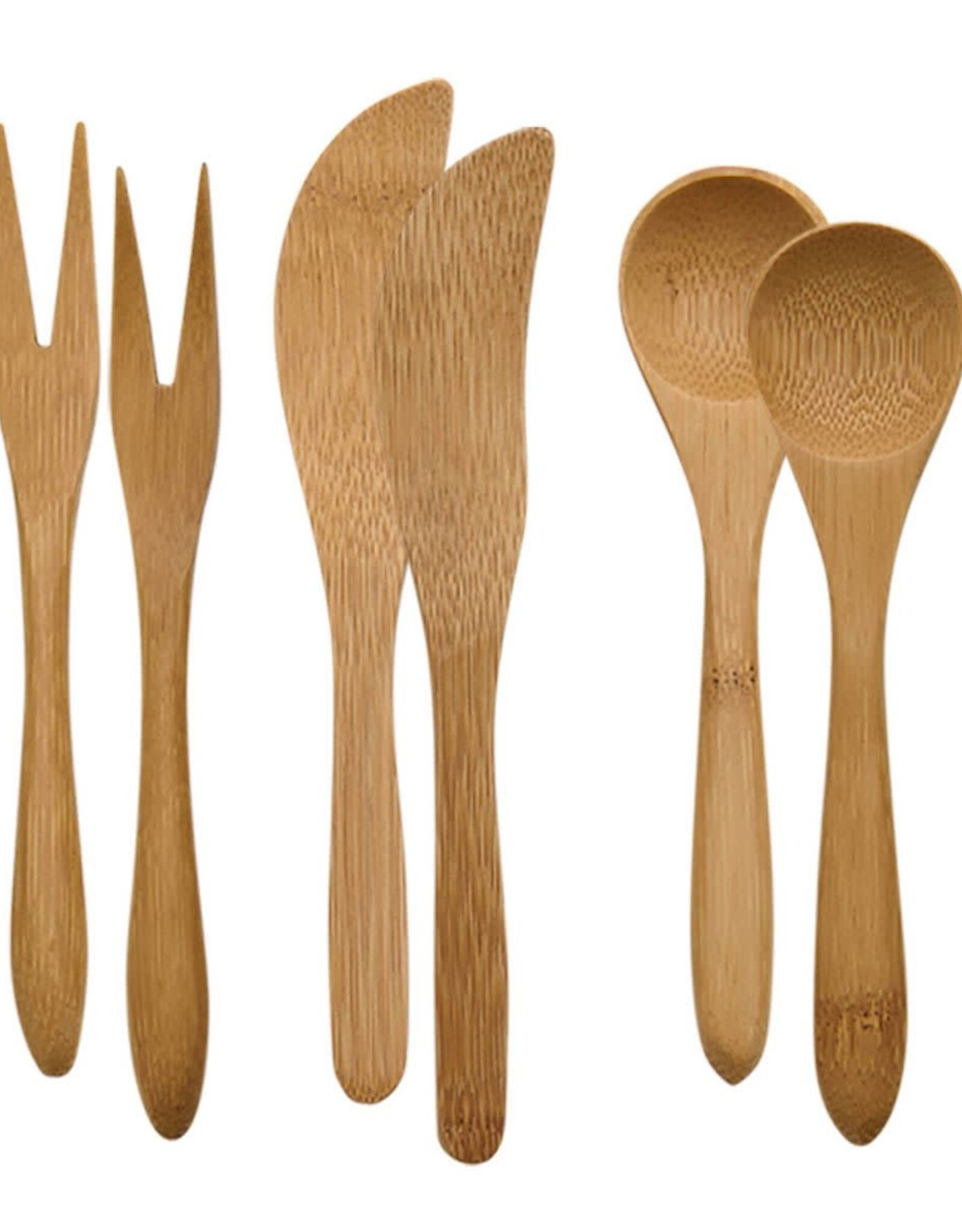 Bamboo Charcuterie Serving Set (6 piece set)