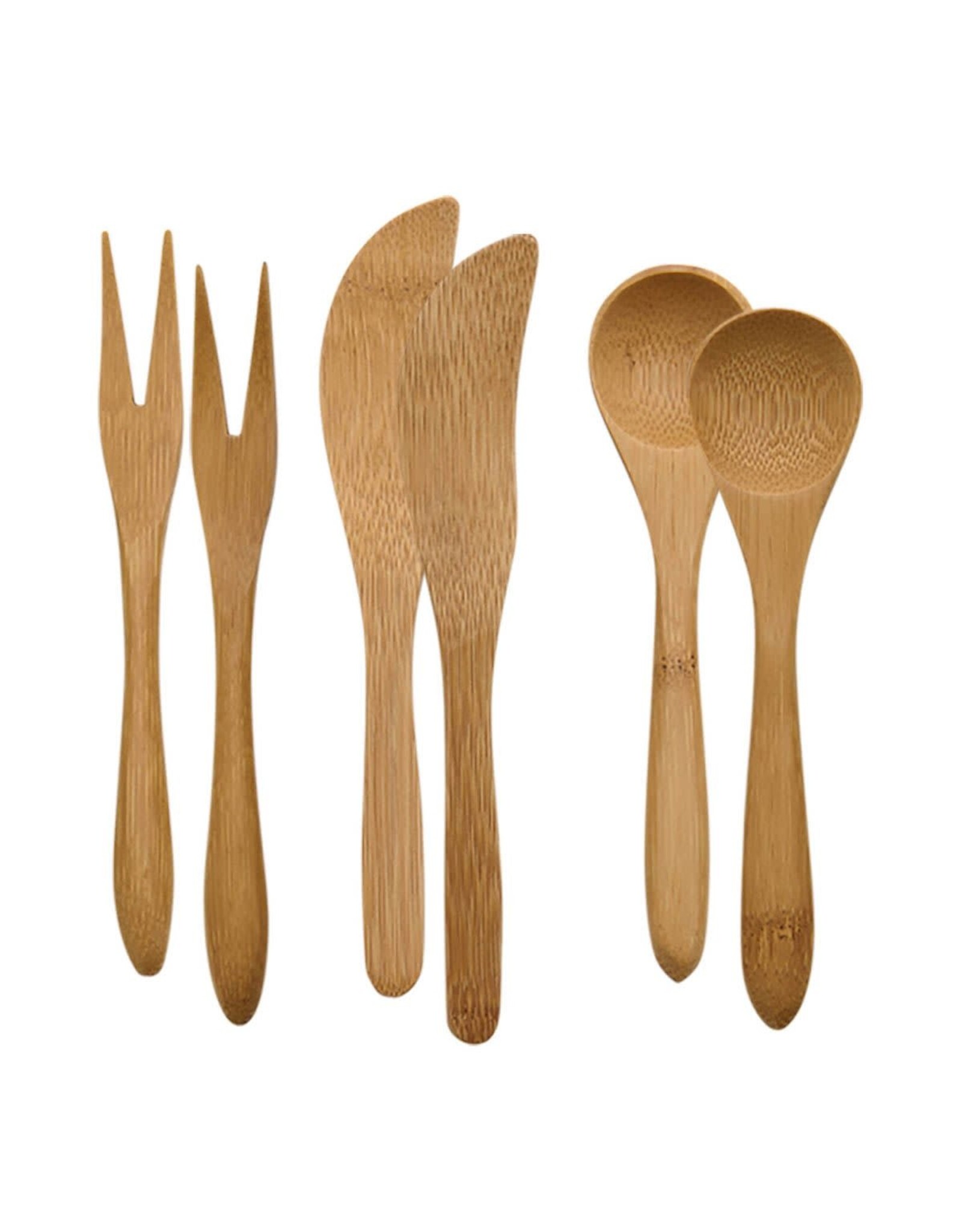 Bamboo Charcuterie Serving Set (6 piece set)