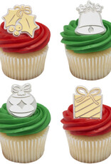 Holly Jolly Cupcake Rings (12ct)