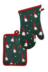 Oven Mitt and Pot Holder ( Pickleball Gnomes) 2 pc set