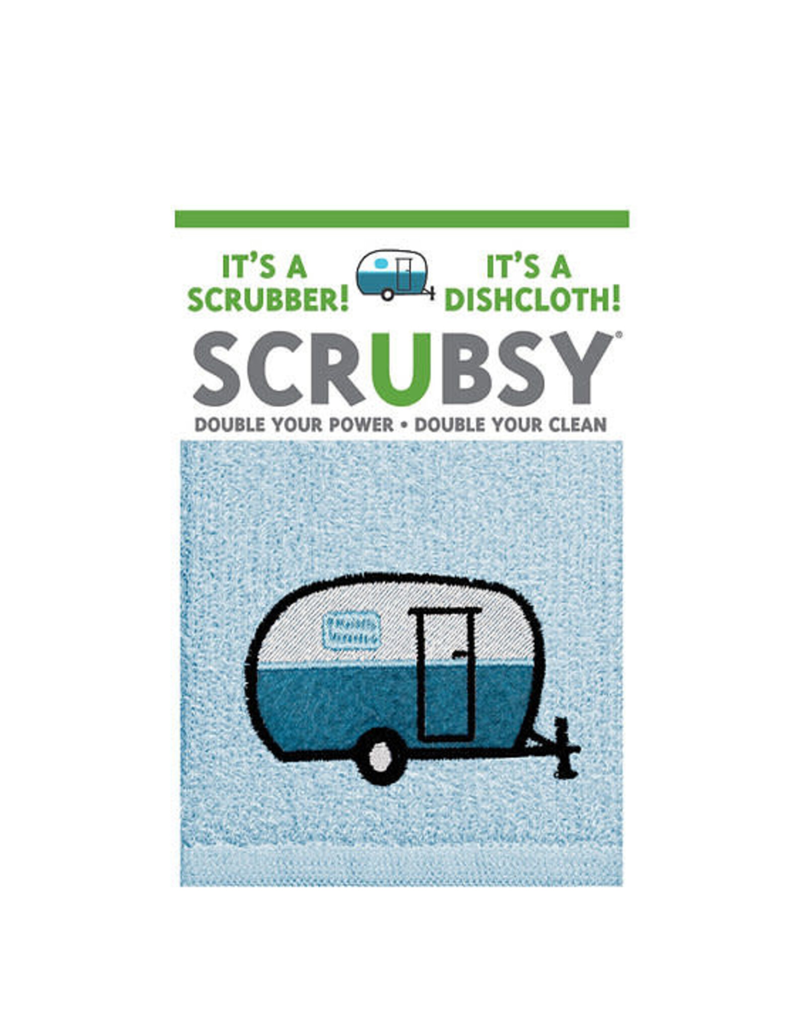 Scrubsy Cloth (Happy Camper)