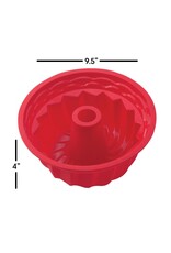 Silicone Fluted Cake Pan (9.5 inch)