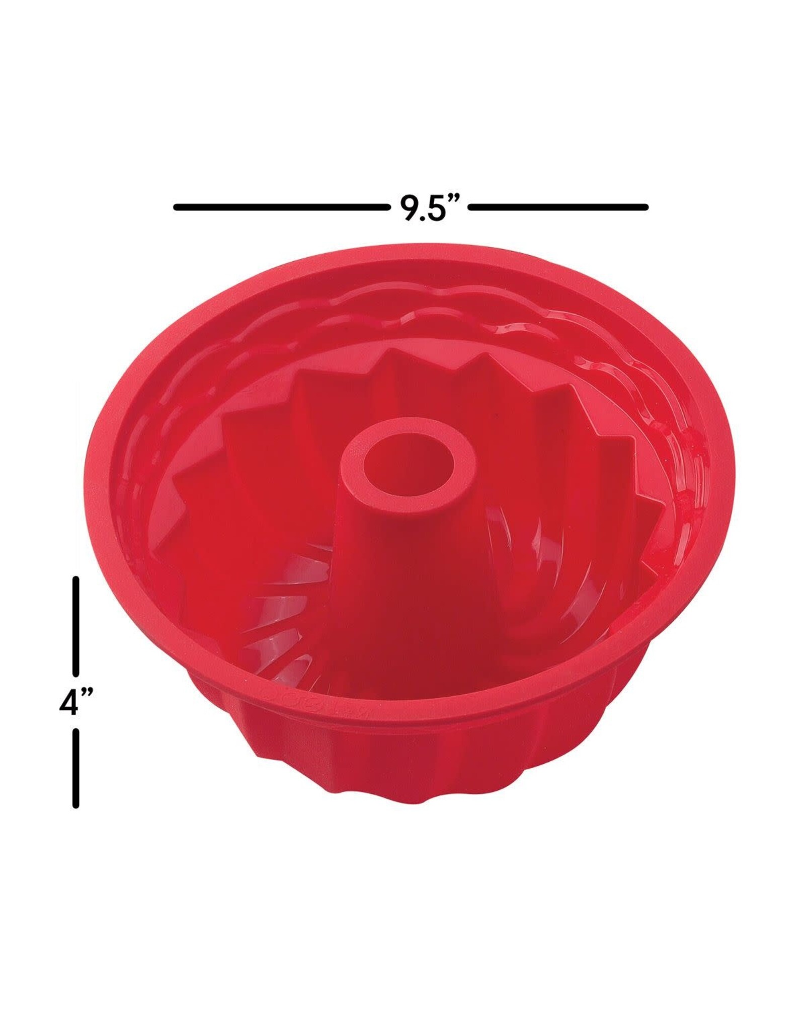 Silicone Fluted Cake Pan (9.5 inch)