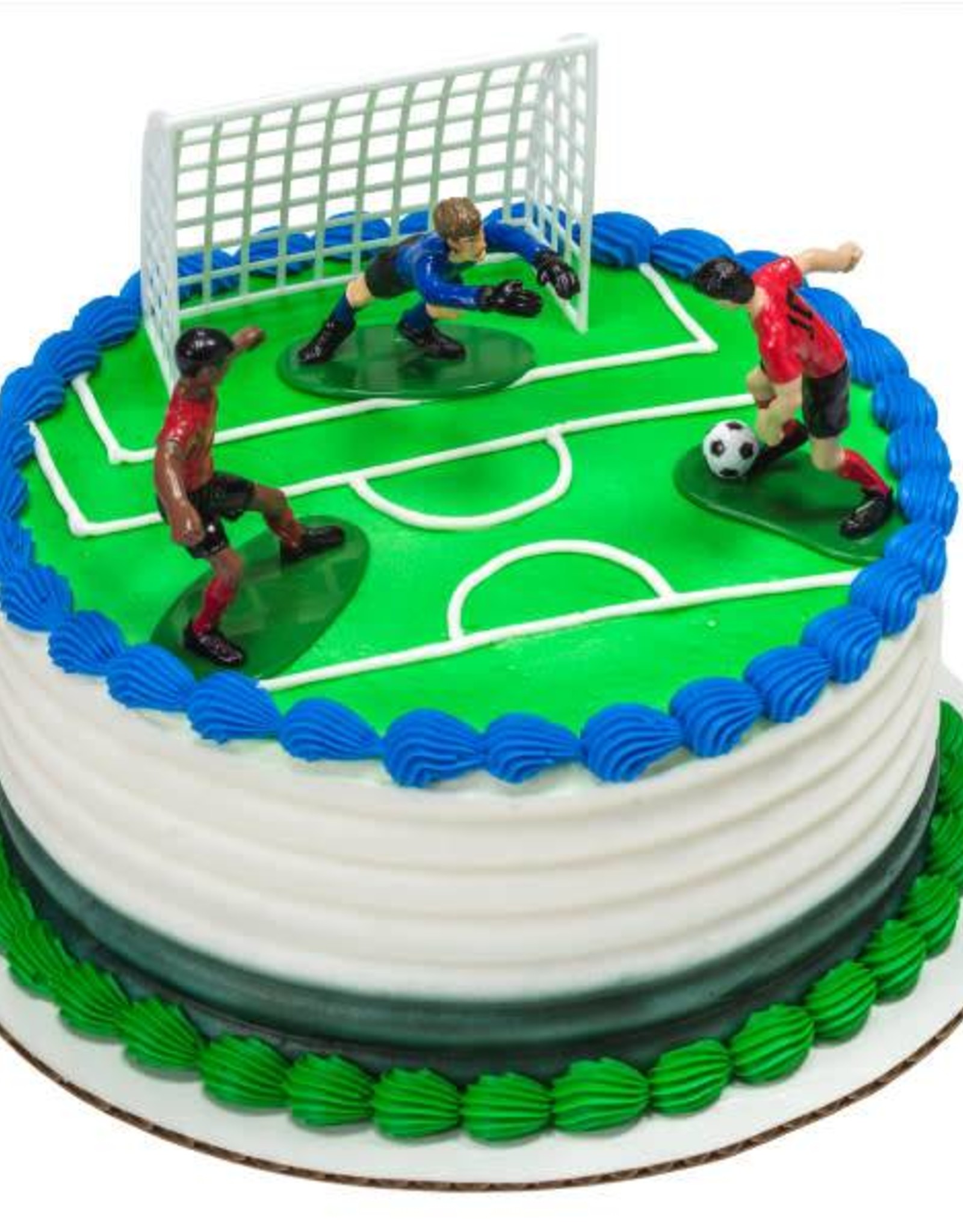 Soccer Kick Off Cake Topper