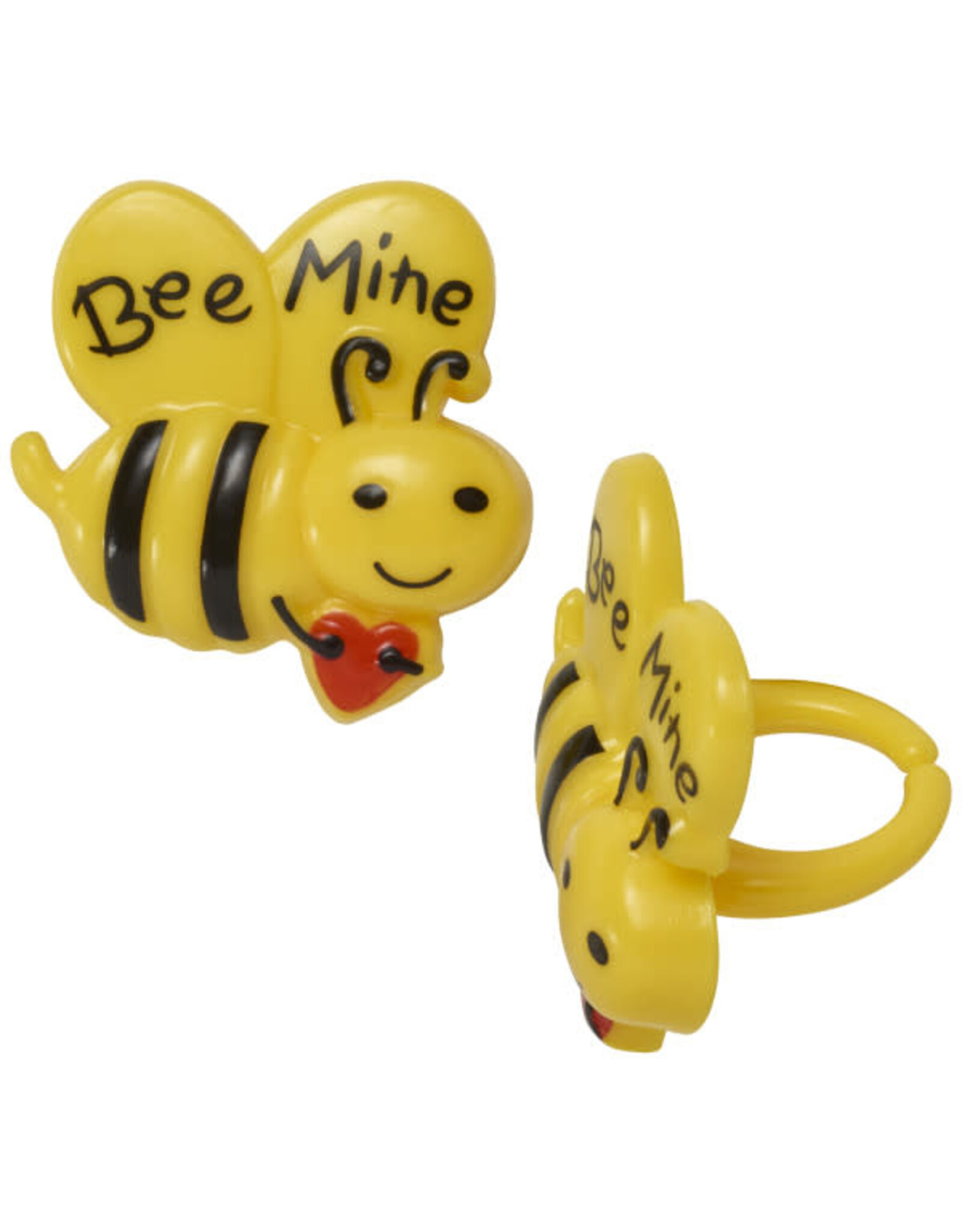 Bee Mine Cupcake Rings (12 count)