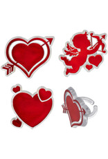 Cupid & Heart Rings (12 Count)